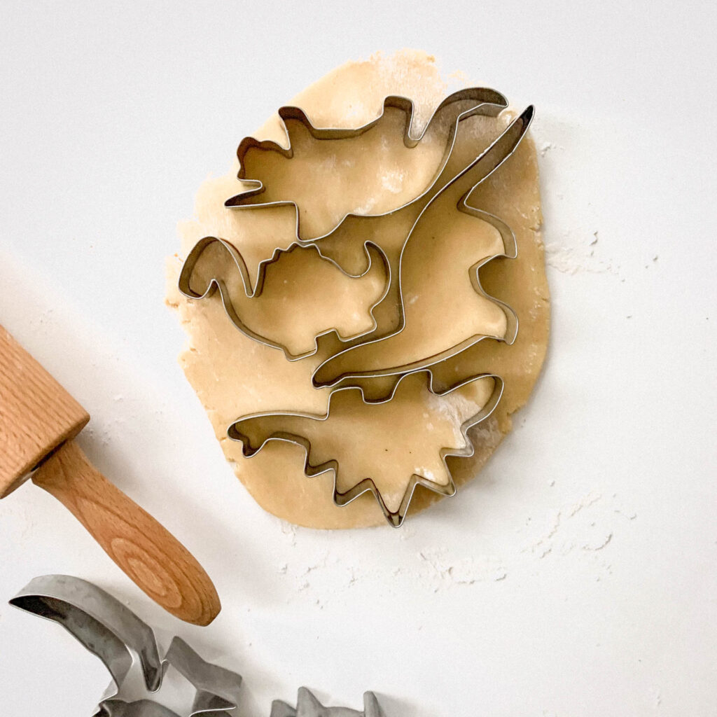 dino biscuits pasta frolla